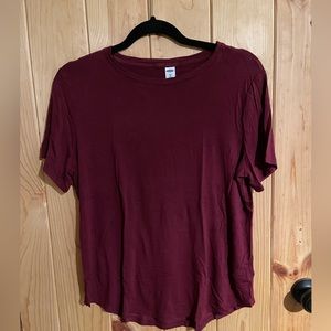 Old Navy EverWear Burgundy Top